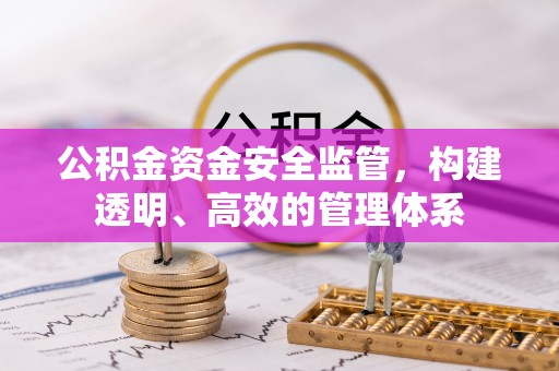 长城公积金资金安全监管，构建透明、高效的管理体系