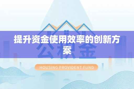 长城提升资金使用效率的创新方案