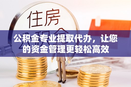 长城公积金专业提取代办，让您的资金管理更轻松高效
