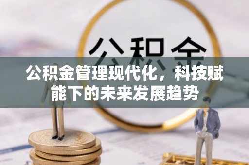 长城公积金管理现代化，科技赋能下的未来发展趋势